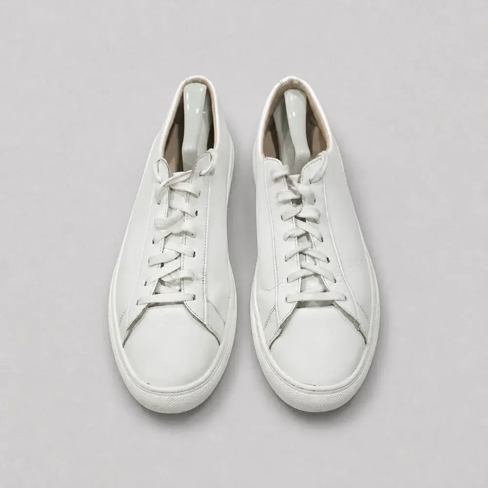 BYLT Premium Basics Everyday 2 Low Top Leather Sneakers White Men’s Size 12 US
